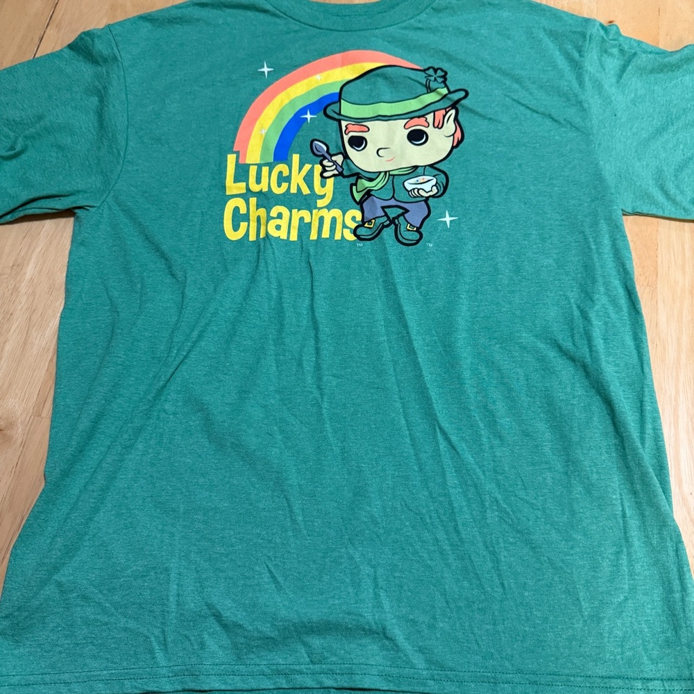 Funko Pop Tees Ad Icon Lucky charms Boys girls T Shirt Exclusive Youth xl New